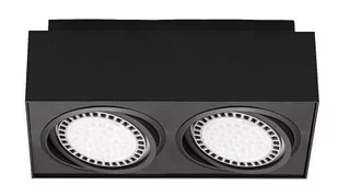Zuma Line Downlight LAMPA sufitowa BOXY CL 20075-BK metalowa OPRAWA prostokątna spot czarny 20075-BK - Lampy sufitowe - miniaturka - grafika 4
