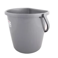 Inne artykuły do sprzątania - Wiadro przyścienne 11 l srebrne - miniaturka - grafika 1