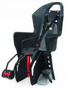 Foteliki rowerowe - Polisport Fotelik rowerowy Koolah Czarna/Szara - miniaturka - grafika 1