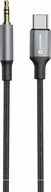 Złącza, przejściówki, adaptery - Swissten Audio Adapter Textile USB-C - 3.5mm Jack Cable 1.5m - miniaturka - grafika 1
