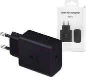 Ładowarki do telefonów - Ładowarka Vega ŁADOWARKA SIECIOWA DENMEN 45W TA845 CZARNA FASTON POWER DELIVERY PD TYP-C BOX> - miniaturka - grafika 1