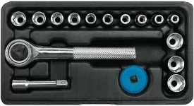 Toya VOREL Zestaw kluczy VOREL 58160, 16 szt - Zestawy narzędziowe - miniaturka - grafika 1