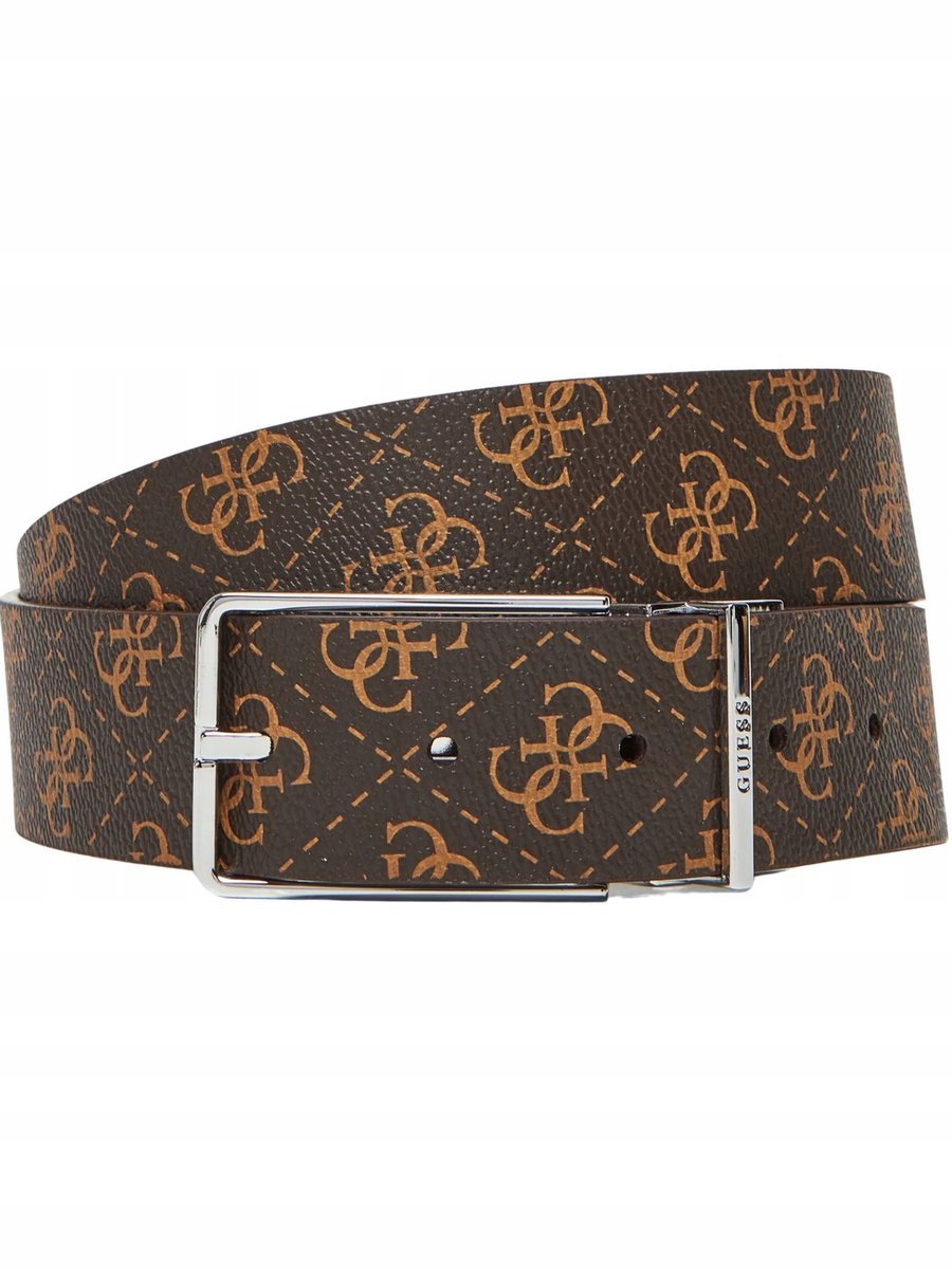 Pasek męski dwustronny Guess BMAGLO P5235 BRĄZOWY - Belt: XL