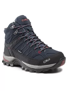Buty trekkingowe męskie - CMP Trekkingi Rigel Mid Trekking Shoes Wp 3Q12947 Granatowy - grafika 1