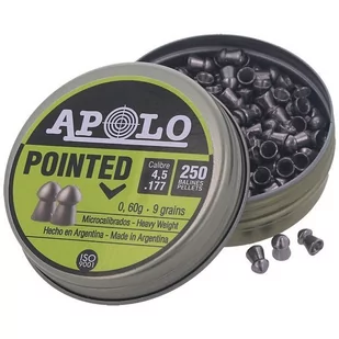Apolo - Śrut do wiatrówki Premium Pointed - 4.50 mm - 250szt - E19102.G2 - Amunicja do wiatrówek - miniaturka - grafika 1