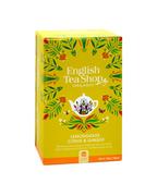 Herbata - English Tea Shop, herbata ziołowa Lemongrass Ginger and Citrus, 20 saszetek - miniaturka - grafika 1