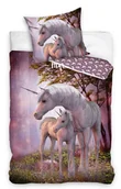 Pościel dla dzieci - POŚCIEL 160x200 KOŃ KONIE KONIK MŁODZIEŻOWA BAWEŁNA JEDNOROŻEC UNICORN - miniaturka - grafika 1