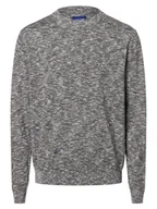 Swetry męskie - Jack & Jones Sweter - JORTampa Mężczyźni niebieski marmurkowy, S - miniaturka - grafika 1