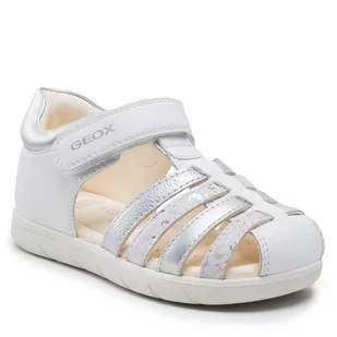 Geox Sandały B S.Alul G. B B251YB 085NF C0007 S White/Silver - Sandały damskie - miniaturka - grafika 1