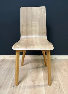Krzesło drewniane laminowane LUKA W dębowe nogi - Taborety i hokery - miniaturka - grafika 1