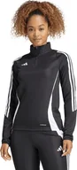 Bluzy damskie - Adidas Bluza damska Tiro 24 Training czarna IJ9962 S - miniaturka - grafika 1