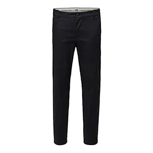 Selected Homme Slhslim-Buckley 175 Flex spodnie męskie w noos, czarne, 32 W/30 L, Czarny, 32W / 30L - Spodnie męskie - miniaturka - grafika 1