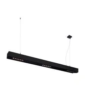 Lampy sufitowe - SLV SPOTLINE Q-LINE 1m 3000K wisząca 30° czarna 1000927 - miniaturka - grafika 1