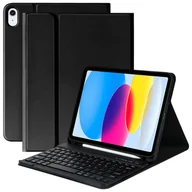 Pozostałe akcesoria do telefonów - Etui ochronne z klawiatura bezprzewodowa Alogy Keyboard Case z miejscem na rysik do Apple iPad 10.9 2022 Czarne - miniaturka - grafika 1