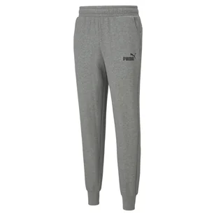 Męskie Spodnie PUMA ESS LOGO PANTS TR CL 58671603 – Szary - Spodnie męskie - miniaturka - grafika 1
