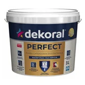 Farby wewnętrzne - Farba lateksowa PERFECT śnieżnobiała 3 l - miniaturka - grafika 1