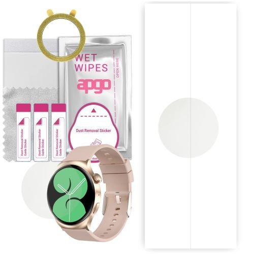 1x folia hydrożelowa MATOWA do Kello DX4 PRO - apgo Smartwatch Hydrogel MATTE Protection Ochrona na ekran smartwatcha