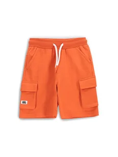 Coccodrillo Szorty sportowe WC5120501HBK Pomarańczowy Regular Fit - Spodenki damskie - miniaturka - grafika 1