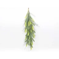 Sztuczne kwiaty - Gałązka zwis 51 cm zielony - miniaturka - grafika 1