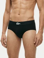 Majtki męskie - Lacoste Komplet slipów 8H7761 Czarny - miniaturka - grafika 1