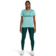 Spodnie sportowe damskie - Damskie legginsy treningowe Under Armour HG Armour HiRise Leg - zielone - UNDER ARMOUR - miniaturka - grafika 1