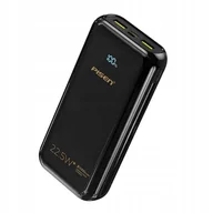 Powerbanki - Powerbank Pisen Led 20000 Mah 22.5W Mocny Usb-C / Micro / Usb Pd Qc Czarny - miniaturka - grafika 1