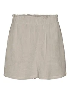 VERO MODA Damskie szorty Vmnatali Hw Noos, Silver Lining, XXL - Spodenki damskie - miniaturka - grafika 1