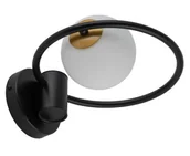 Lampy ścienne - Aqua kinkiet 1-punktowy czarny/złoty 33480 - miniaturka - grafika 1