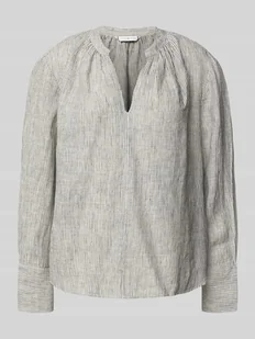Bluzka o kroju relaxed fit z czystego lnu - Bluzki damskie - miniaturka - grafika 1