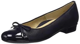 ARA Bari damskie baleriny zamknięte, Niebieski Niebieski 80, 38 EU Schmal - Moda i Uroda OUTLET - miniaturka - grafika 1