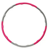 Pozostały sprzęt i akcesoria do ćwiczeń - Master dorośli Hula Hoop 1,2 kg Fitness i kół gimnastycznych , szary/różowy, One Size MAS4A132 - miniaturka - grafika 1