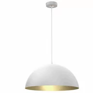 Lampy sufitowe - Milagro Lampa wisząca BETA WHITE/GOLD 1xE27 45cm MLP7974 - miniaturka - grafika 1