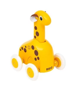 Brio Drewniana Naciśnij I Jedź Żyrafa - Łamigłówki - miniaturka - grafika 1