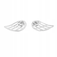 Kolczyki - Kolczyki Srebrne Skrzydła Skrzydełka P.925 - miniaturka - grafika 1