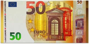 Magnes 50 Euro Na Lodówke Dwustronny - Dekoracje domu - miniaturka - grafika 1