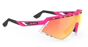Okulary sportowe - RUDY PROJECT Okulary sportowe DEFENDER pink fluo - miniaturka - grafika 1