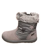 Kozaki damskie - Primigi Skórzane kozaki zimowe w kolorze szarym - miniaturka - grafika 1