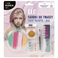 Zabawki kreatywne - Zestaw farbek do twarzy Elf KIDEA - DERFORM - miniaturka - grafika 1