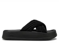 Klapki i japonki damskie - Klapki damskie Puma 40034001 LEADCAT PLATFORM Czarne - miniaturka - grafika 1