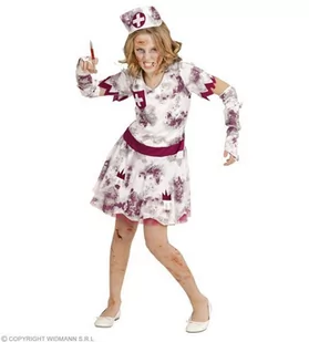 Widmann Andreas kostium dziecięcy Zombie pielęgniarka, 158 cm, Multicoloured 07508 - Stroje karnawałowe - miniaturka - grafika 1