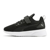 Buty dla dziewczynek - Buty Puma Flyer Runner V Ps Jr 192929 01 czarne - miniaturka - grafika 1