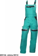 Odzież robocza - Ardon ARDON COOL TREND - Spodnie ogrodniczki ARDONCOOL TREND szaro-czarne przedłużone S - zielony H8114 2XL - miniaturka - grafika 1