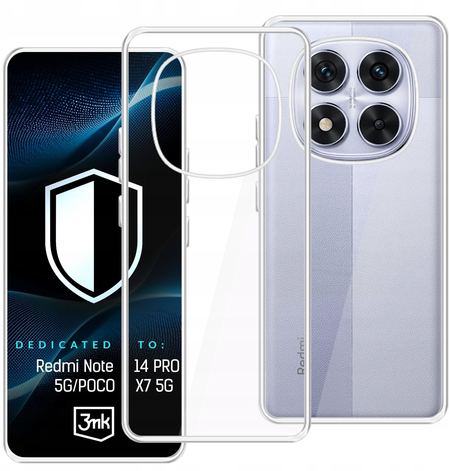3MK Redmi Note 14 PRO 5G/POCO X7 5G - 3mk Hardy Vision Case