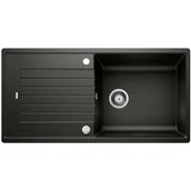 Zlewozmywaki - Blanco Zlew ZIA XL 6S Czarny odwracalny korek auto 526023 - miniaturka - grafika 1