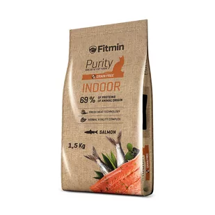 Fitmin Purity Grain Free Indoor 0,4 kg - Sucha karma dla kotów - miniaturka - grafika 1