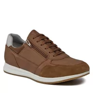 Półbuty męskie - Sneakersy Geox U Avery U45H5B 0EKPT C6001 Cognac - miniaturka - grafika 1