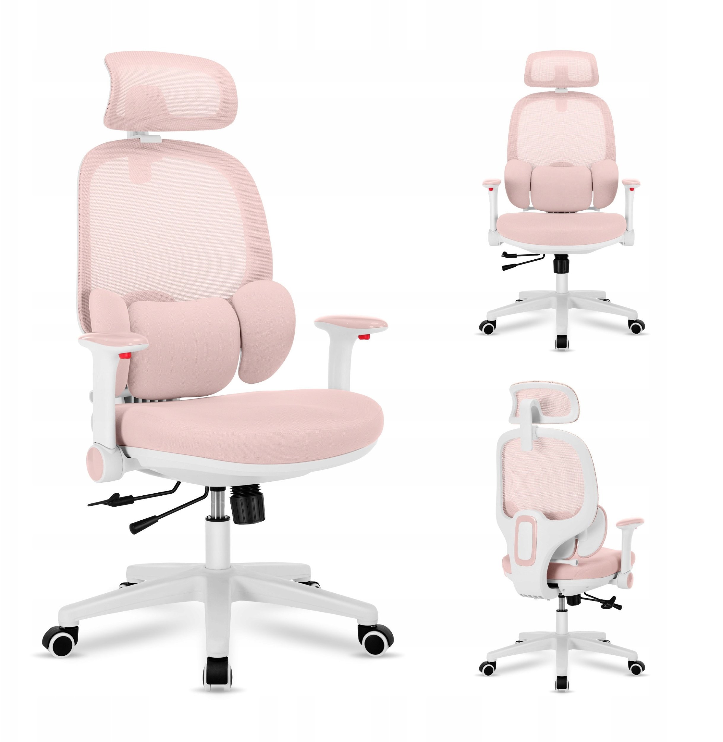 Fotel Obrotowy Regulowany Dla Dzieci I Młodzieży Mark Adler Junior 6.3 Pink