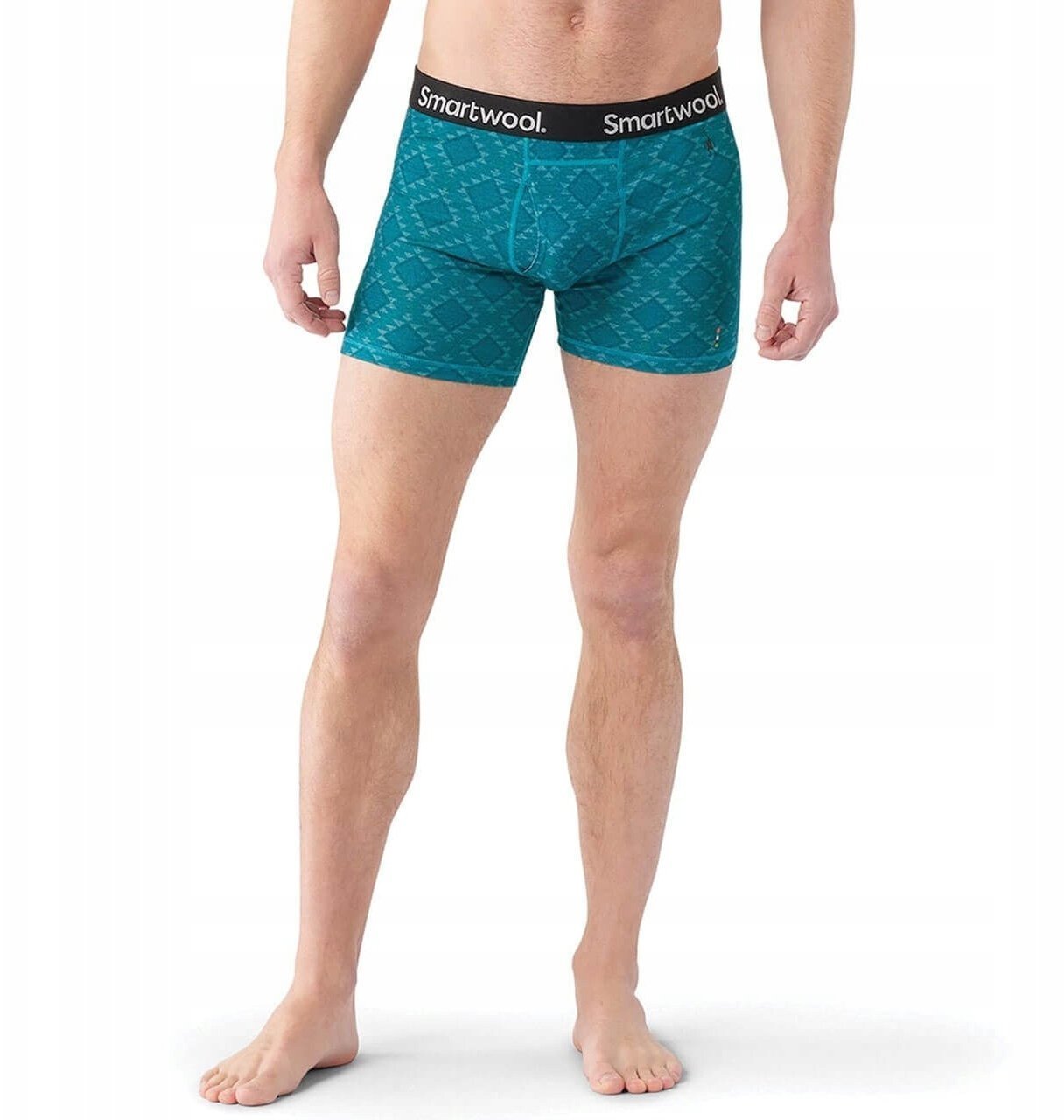 Smartwool M'S Merino Print Boxer Brief Boxed, L39, L