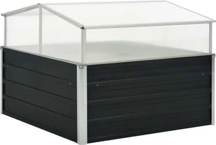 Prolenta Premium - Szklarnia Antracyt 100x100x77 cm Stal ocynkowana - Szklarnie ogrodowe - miniaturka - grafika 1