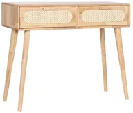 Konsole i sekretarzyki - Konsola Home ESPRIT Metal Drewno kauczukowe 100 x 30 x 78 cm - miniaturka - grafika 1